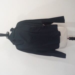 Ivan Grundahl Copenhagen Lightweight Black Cotton Jacket With Hood, Size 38 / M